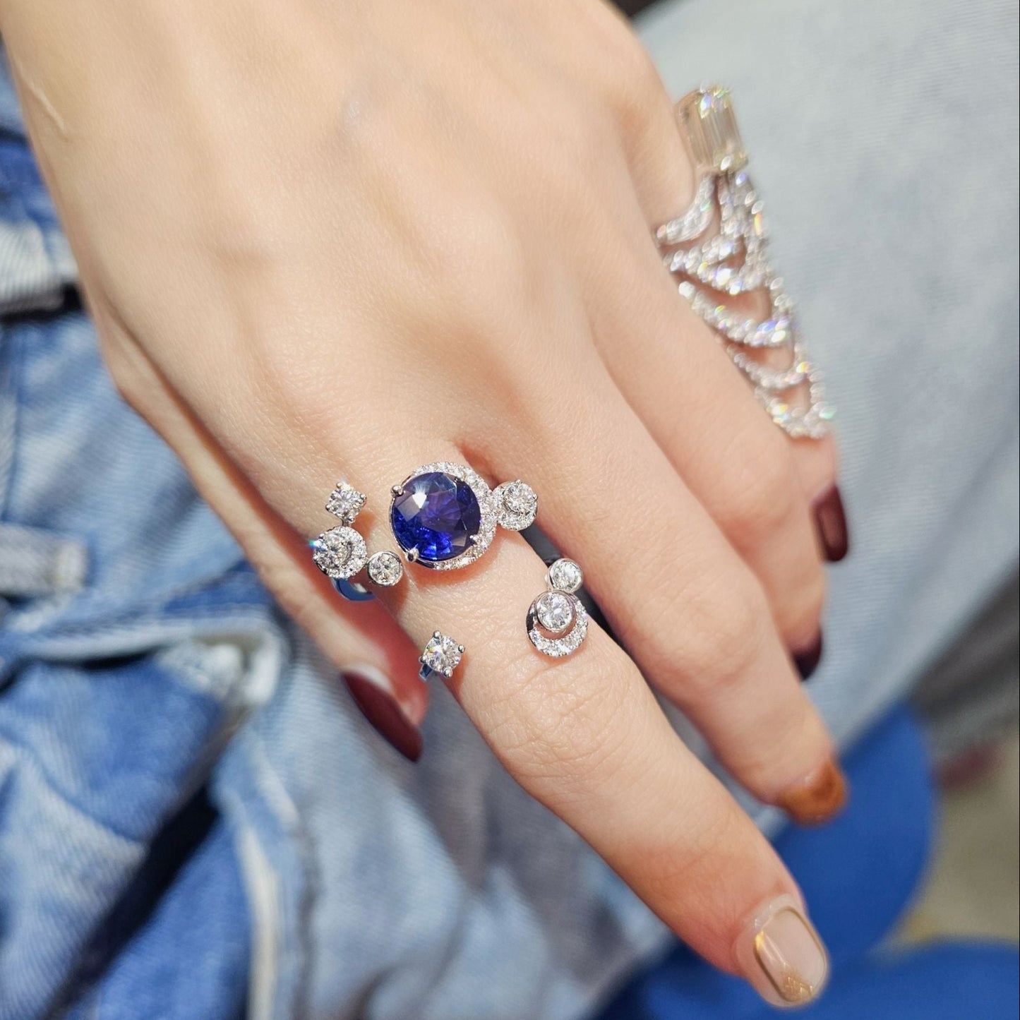 Cheers Blue Sapphire Ring