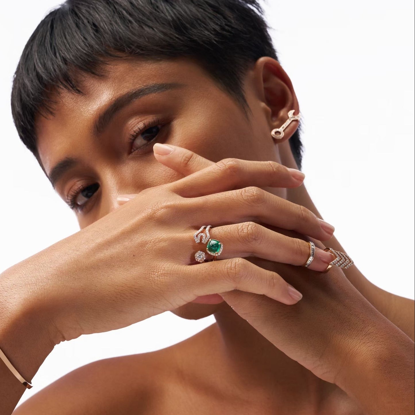 Nevermind Emerald Ring