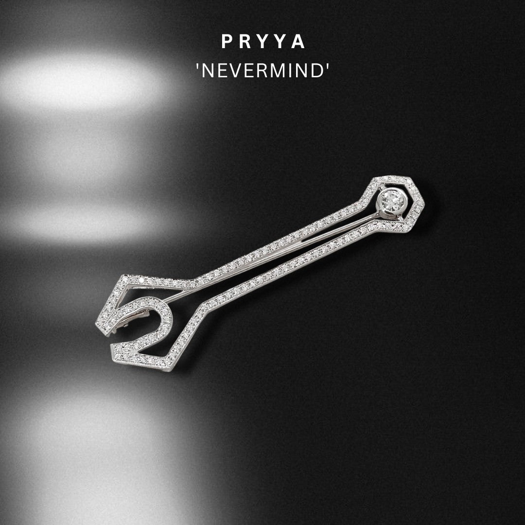 Nevermind Diamond Brooch