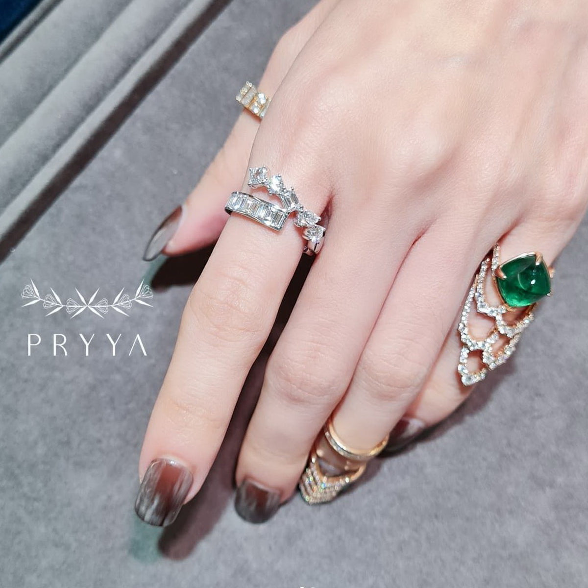 Multi Shape Diamond Ring