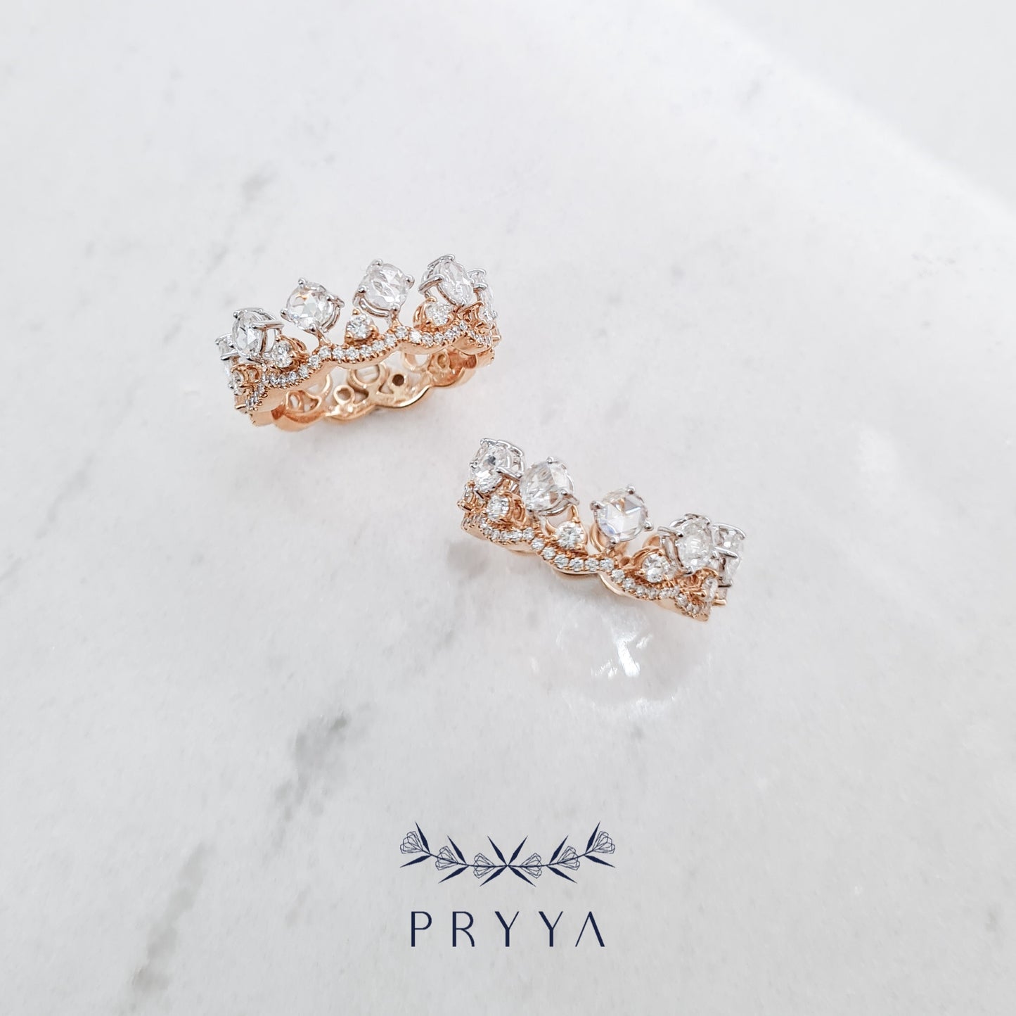 Rose Cut Diamond Ring