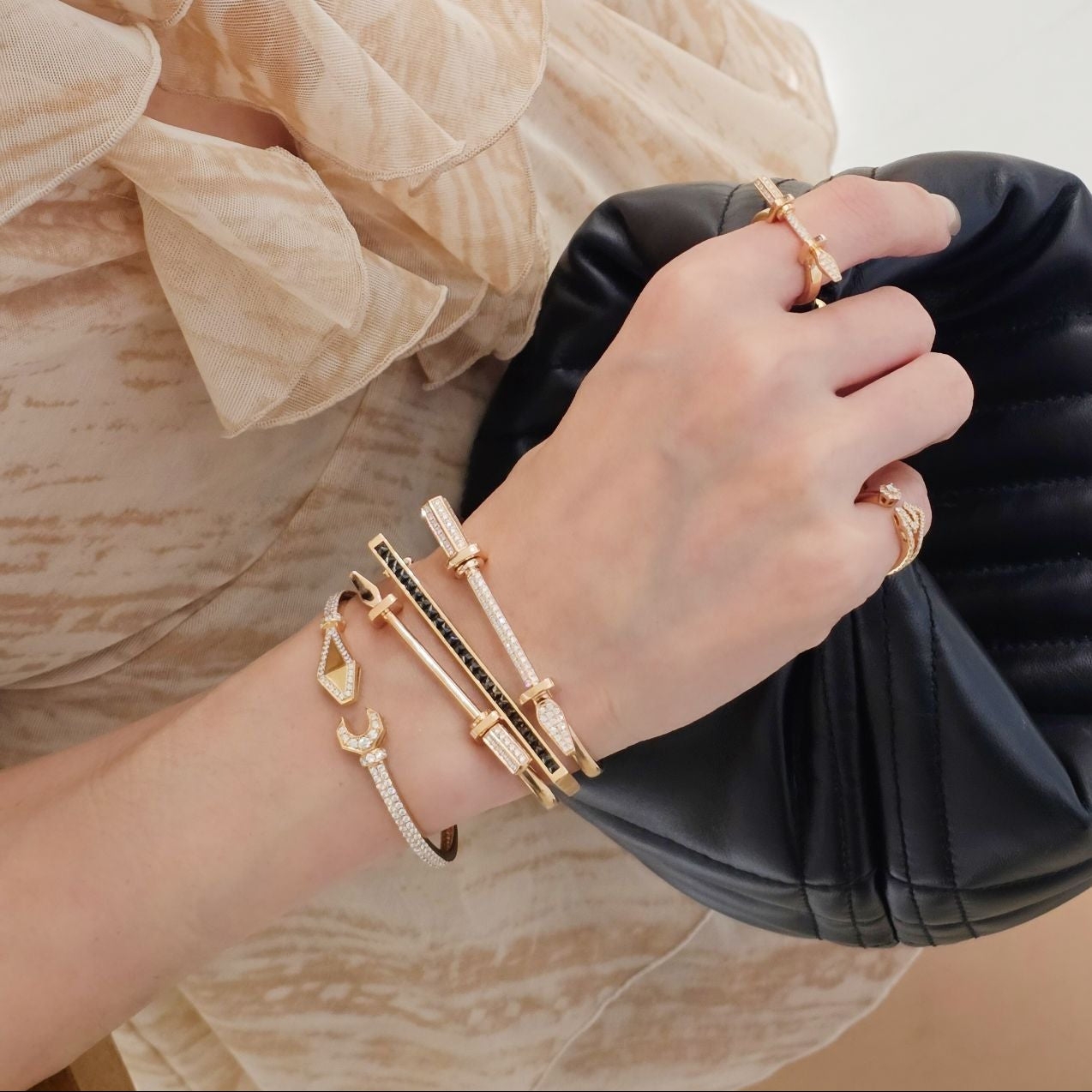 Nevermind Diamond Bangle