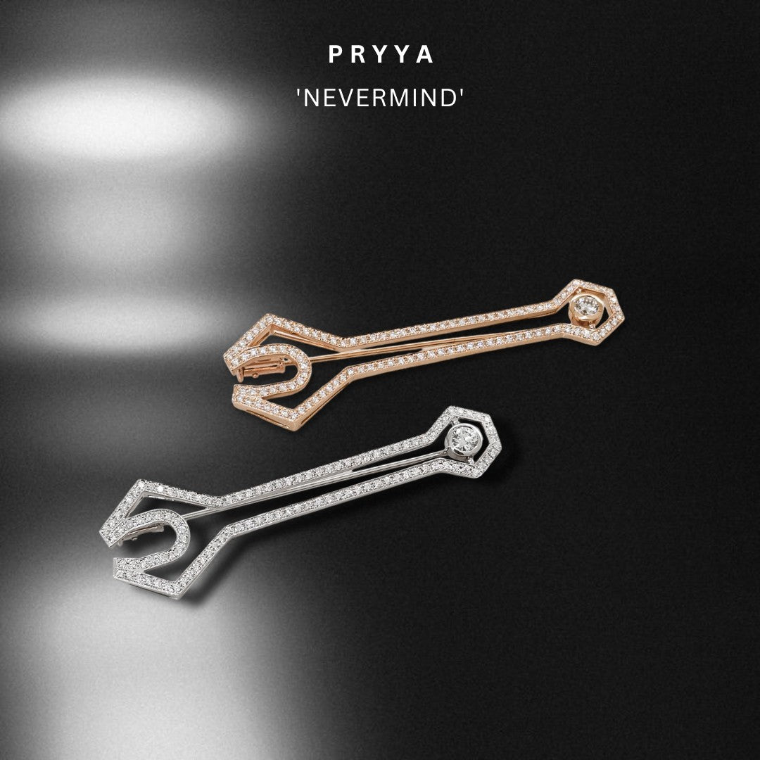 Nevermind Diamond Brooch