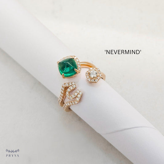 Nevermind Emerald Ring