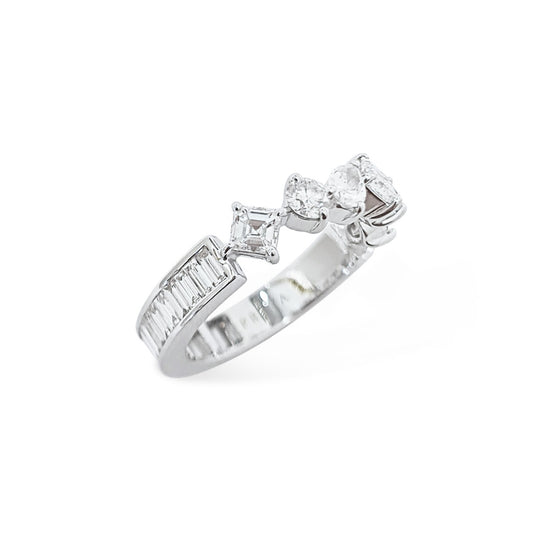 Multi Shape Diamond Ring