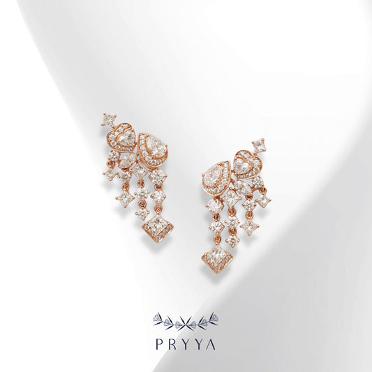 Multi Shape Diamond Earrings